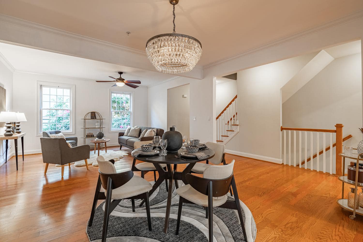Beautifully designed living room by Cosmopolitan Interiors — Richmond VA interior design